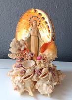 Tafellamp - Abalon,Schelpen,Keramiek - Mariabeeldje, Antiek en Kunst