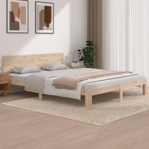 vidaXL Bedframe massief grenenhout 160x200 cm, Huis en Inrichting, Slaapkamer | Bedden, Nieuw, Verzenden