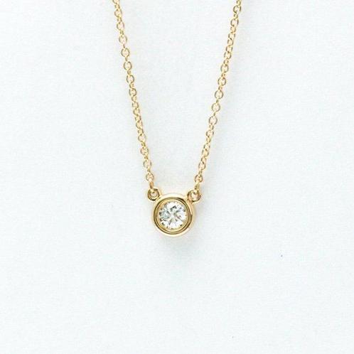 Tiffany & Co. - Ketting met hanger rosegoud, Handtassen en Accessoires, Antieke sieraden