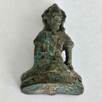 Oud-Indochinese, Siamese of Laotiaanse Brons Zittende, Antiek en Kunst