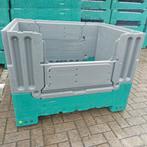 Kunststof Palletbox inklapbaar 100x120 gebruikt - Voordelig!, 60 cm of meer, Gebruikt, Krat, Opvouwbaar