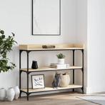 vidaXL Wandtafel met schappen 100x30x80 cm sonoma, Huis en Inrichting, Tafels | Bijzettafels, Verzenden, Nieuw