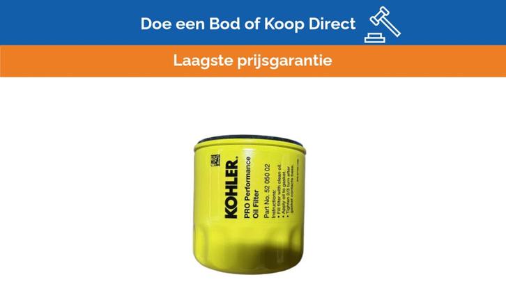 Bieden: Kohler oil filter yellow 76 mm -, Watersport en Boten, Bootonderdelen, Ophalen of Verzenden