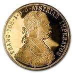 Oostenrijk. Austria Gold Modern Restrike 4 Ducat Prooflike