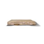 Wastafelblad Gliss Design Massief Hout Met Boomschors 80 cm, Doe-het-zelf en Bouw, Ophalen of Verzenden, Nieuw, Chroom, Bad
