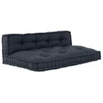 vidaXL Pallet Sofa Kussen met Rugleuning - Anthraciet, Huis en Inrichting, Verzenden, Nieuw
