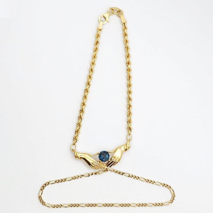 Armband - 18 karaat Geel goud - 1.09ct. tw. Topaas, Bijoux, Sacs & Beauté, Bracelets