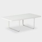 Naugthone Trace bijzettafel, melkglas / wit, 110 x 55 cm, Huis en Inrichting, Ophalen of Verzenden, Gebruikt