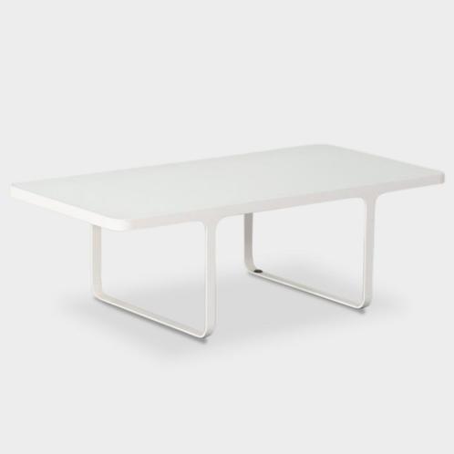Naugthone Trace bijzettafel, melkglas / wit, 110 x 55 cm, Huis en Inrichting, Tafels | Salontafels, Gebruikt, Ophalen of Verzenden