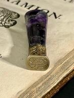 Franse aristocratie Amethist Cachet Monogramme JR - 8 cm, Antiek en Kunst