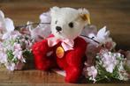 Steiff: Dolly Teddybeer, rood-wit, EAN 030628, 15cm - Ours