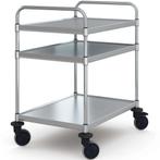 Serveerwagen | VARIOCART | RVS | 3 Niveaus (EN800x600) |, Verzenden, Nieuw in verpakking