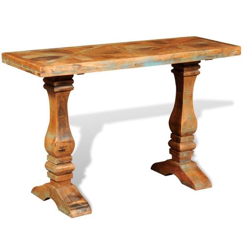 vidaXL Wandtafel massief gerecycled hout, Huis en Inrichting, Tafels | Bijzettafels, Nieuw, Verzenden