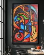 Ksavera - Cubism A1413 - abstract painting on XXL canvas, Antiek en Kunst