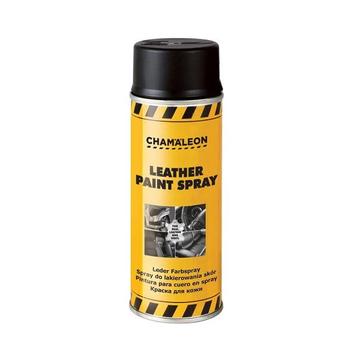 Leerverf zwart spuitbus 400 ml - Chamäleon, Verzenden