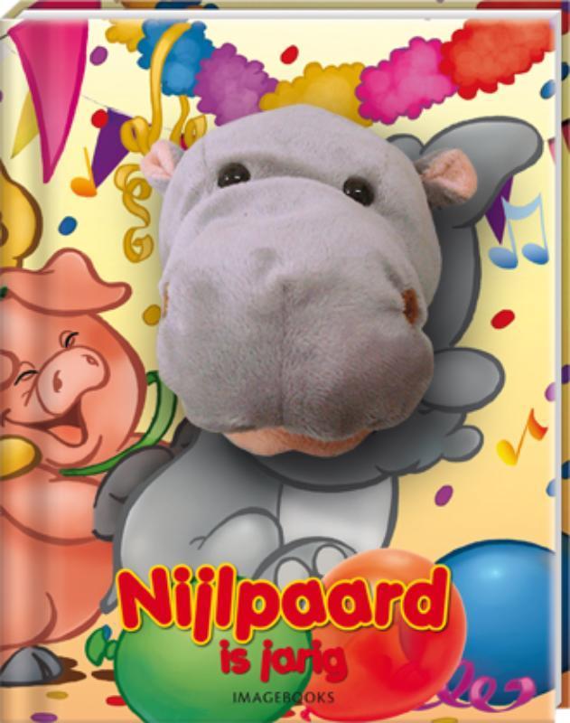 Nijlpaard is jarig (handpopboek) 9789059649316, Boeken, Kinderboeken | Baby's en Peuters, Gelezen, Verzenden
