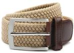 Suitable Geweven Riem Beige maat 105 Heren, Kleding | Heren, Riemen en Ceintuurs, Verzenden, Echt leder, Nieuw, Suitable