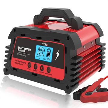 Strex Industriele Acculader - 12/24V 5/10/25A - beschikbaar voor biedingen
