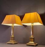 Herda Amsterdam - Tafellamp - Messing - Twee vintage lampen, Antiek en Kunst