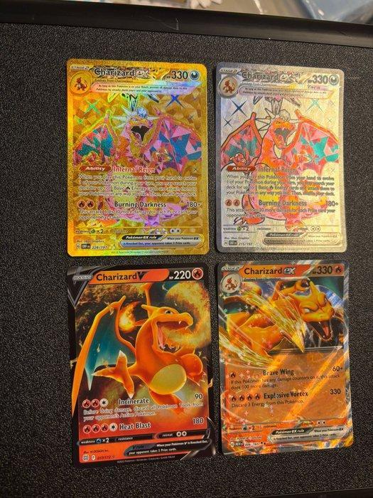 Pokémon - 4 Card - Charizard Charizard Card Lot, Hobby & Loisirs créatifs, Jeux de cartes à collectionner | Pokémon