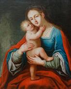 Scuola di Anversa (XVII) - Madonna con Bambino, Antiek en Kunst