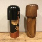 Twee schattige vintage kokeshi popjes (GRATIS verzending) -
