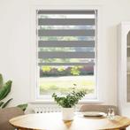 vidaXL Duo Rolgordijn 90x150cm Grijs, Huis en Inrichting, Stoffering | Gordijnen en Lamellen, Verzenden, Nieuw