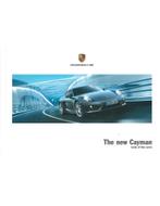 2014 PORSCHE CAYMAN HARDCOVER BROCHURE ENGELS (USA), Livres, Ophalen of Verzenden