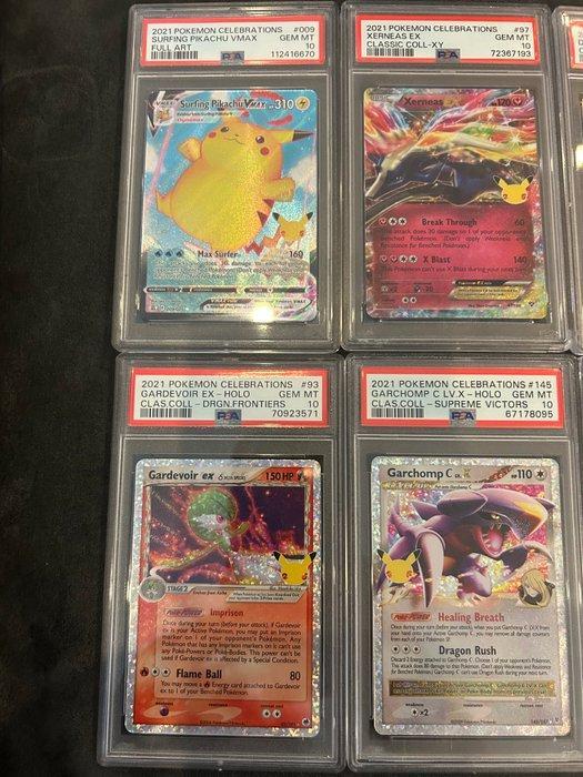 Pokémon - 8 Graded card - Celebrations Full art - PSA 10, Hobby en Vrije tijd, Verzamelkaartspellen | Pokémon
