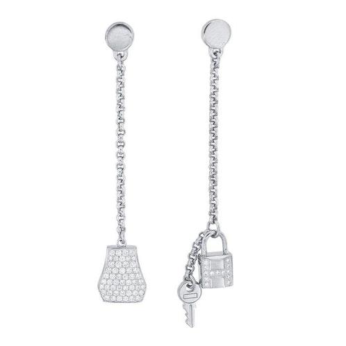 Hermès - Oorbellen - 18 karaat Witgoud -  0.90ct. tw., Handtassen en Accessoires, Oorbellen