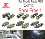 Kit 17 Ampoules Led Intérieur Pour Skoda Fabia 1 Mk1 Mki Kom, Auto-onderdelen, Verzenden, Nieuw