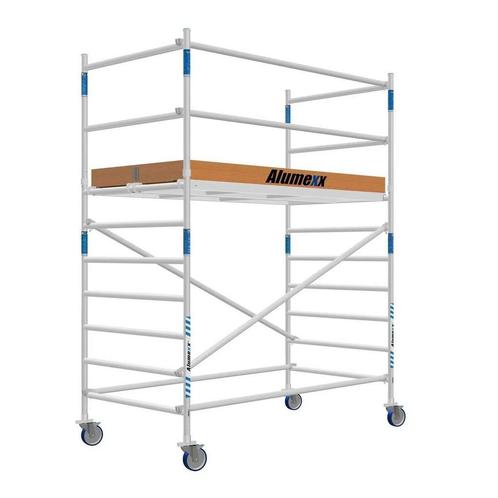 ALX S-PRO Rolsteiger 135x190x4.20m WH wooddeck, Doe-het-zelf en Bouw, Steigers, Rolsteiger of Kamersteiger, Nieuw, 2 tot 5 meter
