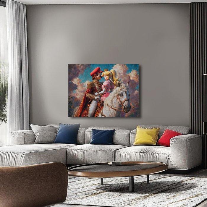 Canvas Fit - Alberto Ricardo - Mario y Peach, romance, Cd's en Dvd's, Dvd's | Tekenfilms en Animatie