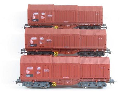 Roco H0 - 46284 - Transport de fret - 3x wagons, Hobby en Vrije tijd, Modeltreinen | H0