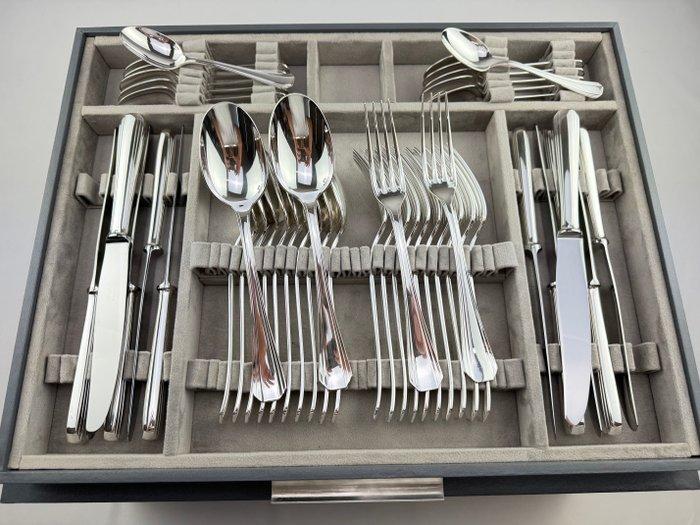 Christofle - Ménagère pour 12 personnes (126) - boréal -, Antiek en Kunst, Antiek | Meubels | Tafels