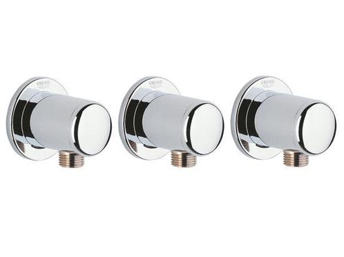 Veiling - 3x Grohe aansluitbocht wand 1/2 Relexa chroom, Doe-het-zelf en Bouw, Sanitair