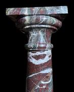 Style Néoclassique Colonne - Grande - Marmo Rosso -, Antiquités & Art