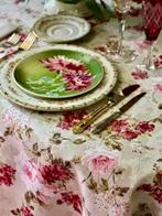 Kleed met romantische bloemenprint in Victoriaanse stijl
