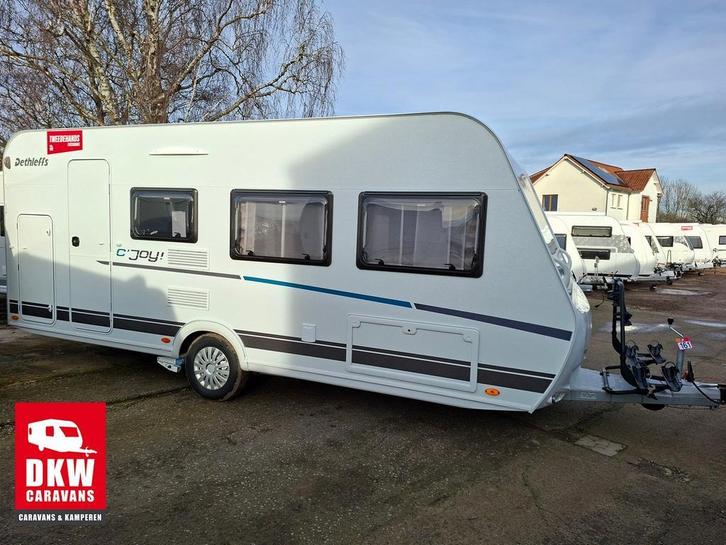 Dethleffs C’joy 480 QLK, Caravanes & Camping, Caravanes, Airco, Mover, Enlèvement