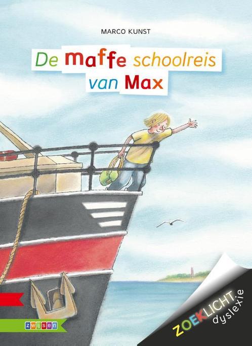 De maffe schoolreis van Max / Zoeklicht dyslexie Marco Kunst, Boeken, Kinderboeken | Jeugd | onder 10 jaar, Zo goed als nieuw