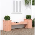 vidaXL Banc avec jardinières 184,5x39,5x56,5cm bois, Verzenden