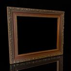 Cadre - Bois, Gravé en volute - doré antique