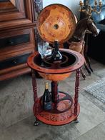 Armoire à liqueurs - bar à vin ou à boissons - bois métal, Antiquités & Art