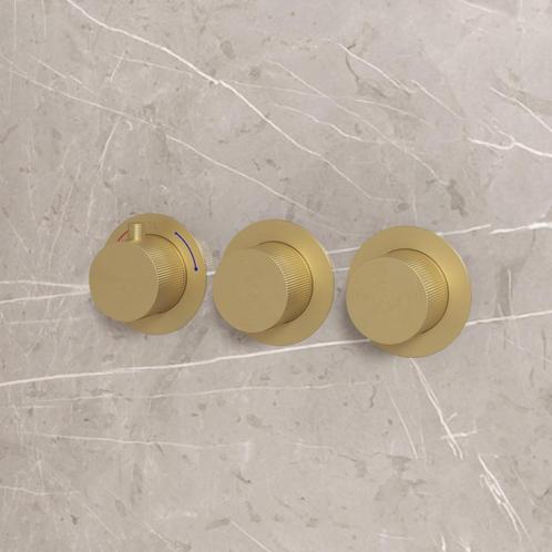 Thermostatische Inbouwkraan Best Design High End Mat Goud, Doe-het-zelf en Bouw, Sanitair, Kraan, Nieuw, Ophalen of Verzenden