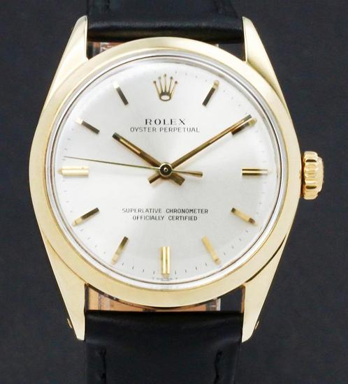 Rolex Oyster Perpetual 34 1024 uit 1966, Handtassen en Accessoires, Horloges | Dames, Verzenden