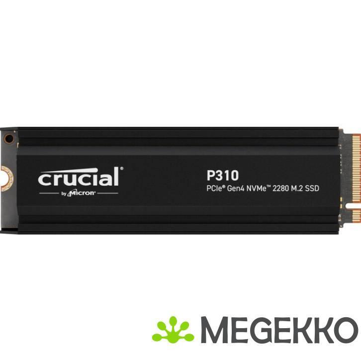 Crucial SSD P310 1TB heatsink, Computers en Software, Harde schijven, Nieuw, Verzenden