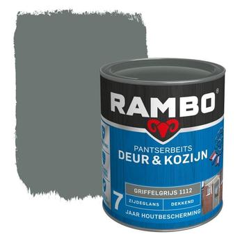 Rambo Pantserbeits Deur & Kozijn Dekkend Griffelgrijs 2.25L, Verzenden