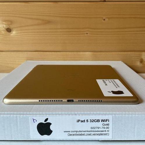 Apple iPad 5 32GB (9.7 inch) goud gold Wifi (4G) + garantie, Informatique & Logiciels, Apple iPad Tablettes, Enlèvement ou Envoi