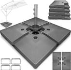 Parasolstandaard 90 liter / 120 kg - 106x106 cm - 4 delig -, Verzenden, Nieuw