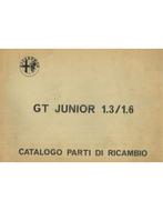 1972 ALFA ROMEO GT JUNIOR 1.3 | 1.6 ONDERDELEN CATALOGUS